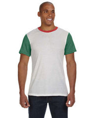 Alternative Men's Colorblock Crew 19350  ECO TRUE GREEN 