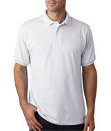 054X Hanes Adult ComfortBlend&reg; EcoSmart&reg; Jersey Polo White