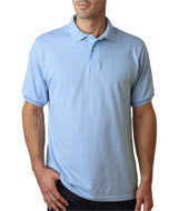 054X Hanes Adult ComfortBlend&reg; EcoSmart&reg; Jersey Polo Light Blue