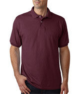 054X Hanes Adult ComfortBlend&reg; EcoSmart&reg; Jersey Polo Maroon