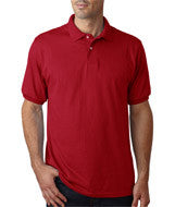 054X Hanes Adult ComfortBlend&reg; EcoSmart&reg; Jersey Polo Deep Red