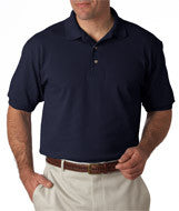 055X Hanes Adult ComfortSoft&reg; Piqué Polo Navy