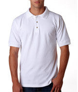 1000 Bayside Adult Piqué Polo White