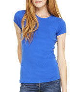 1001 Bella + Canvas Ladies' Baby Rib Short-Sleeve Tee True Royal