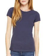 1001 Bella + Canvas Ladies' Baby Rib Short-Sleeve Tee Navy