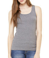 1080 Bella + Canvas Ladies' Baby Rib Tank Deep Heather