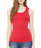 1080 Bella + Canvas Ladies' Baby Rib Tank Red