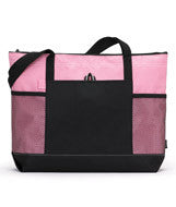 1100 Gemline Select Zippered Tote Pink