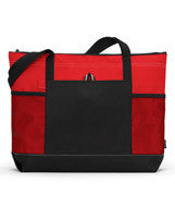 1100 Gemline Select Zippered Tote Red