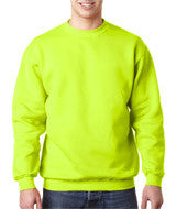 1102 Bayside Adult Crew Neck Fleece Lime Green