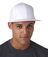 110F Yupoong 110 Wool Blend Cap White