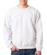 12000 Gildan DryBlend&reg; Adult Crew Neck Sweatshirt White