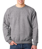 12000 Gildan DryBlend&reg; Adult Crew Neck Sweatshirt Sport Grey (50/50)