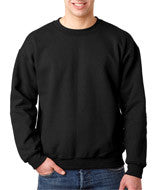 12000 Gildan DryBlend&reg; Adult Crew Neck Sweatshirt Black