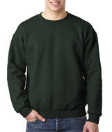 12000 Gildan DryBlend&reg; Adult Crew Neck Sweatshirt Forest Green