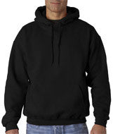 12500 Gildan DryBlend&reg; Adult Hooded Sweatshirt Black