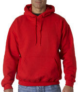 12500 Gildan DryBlend&reg; Adult Hooded Sweatshirt Red