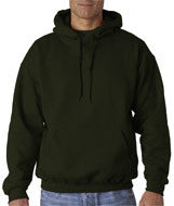 12500 Gildan DryBlend&reg; Adult Hooded Sweatshirt Forest Green