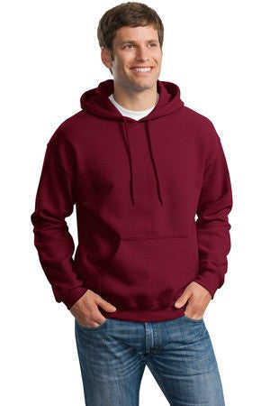 Gildan - DryBlend Pullover Hooded Sweatshirt.  12500 Cardinal Red