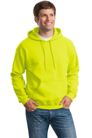 Gildan - DryBlend Pullover Hooded Sweatshirt.  12500 Safety Green