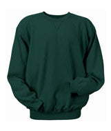 1253 Badger Adult Blend Crewneck Sweatshirt Forest Green