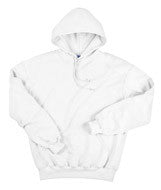 1254 Badger Adult Hooded Fleece White