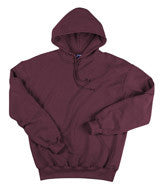 1254 Badger Adult Hooded Fleece Maroon