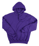 1254 Badger Adult Hooded Fleece Purple