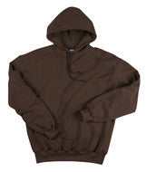 1254 Badger Adult Hooded Fleece Brown