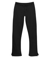 1257 Badger Ladies' Open Bottom Sweatpant Black