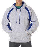 1262 Badger Adult Hook Hooded Fleece Oxford/ Royal (60/40)