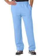 1277 Badger Adult Open-Bottom Fleece Pants Columbia Blue