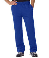 1277 Badger Adult Open-Bottom Fleece Pants Royal