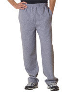 1277 Badger Adult Open-Bottom Fleece Pants Oxford (60/40)