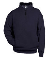 1286 Badger 1/4 Zip Fleece Pullover Navy