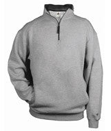 1286 Badger 1/4 Zip Fleece Pullover Oxford