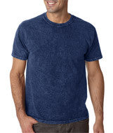 1300 Tie-Dye Adult Mineral-Wash Tee Navy