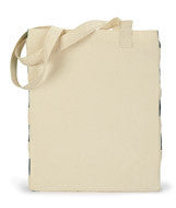 1406 Gemline Origins Cotton Market Tote Natural/ Black