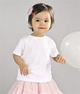 1410 SubliVie Infant Polyester T-Shirt White