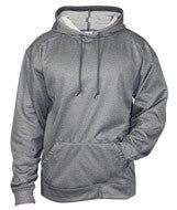 1450 Badger Adult Pro Heather Fleece Hooded Sweatshirt Steel