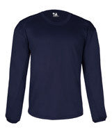 1453 Badger Adult 100% Polyester BT5 Performance Pullover Crewneck Sweatshirt Navy