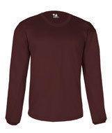 1453 Badger Adult 100% Polyester BT5 Performance Pullover Crewneck Sweatshirt Maroon