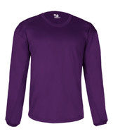 1453 Badger Adult 100% Polyester BT5 Performance Pullover Crewneck Sweatshirt Purple