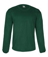 1453 Badger Adult 100% Polyester BT5 Performance Pullover Crewneck Sweatshirt Forest Green