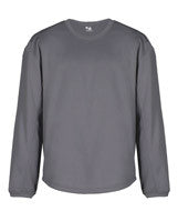 1453 Badger Adult 100% Polyester BT5 Performance Pullover Crewneck Sweatshirt Graphite