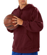 1454 Badger Adult BT5 Hooded Fleece Maroon