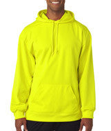 1454 Badger Adult BT5 Hooded Fleece Safety Yellow