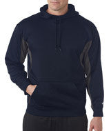 1465 Badger Adult Drive Hooded Fleece Navy/ Graphite