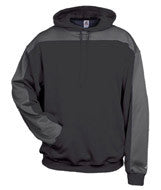 1466 Badger Defender Polyester Hoodie Black/ Graphite