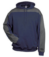 1466 Badger Defender Polyester Hoodie Navy/ Graphite